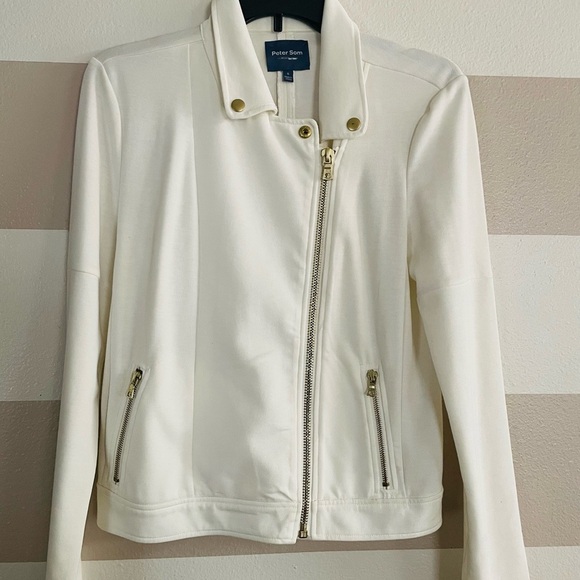 Peter Som White  Jacket Minimalist Design - Picture 1 of 8